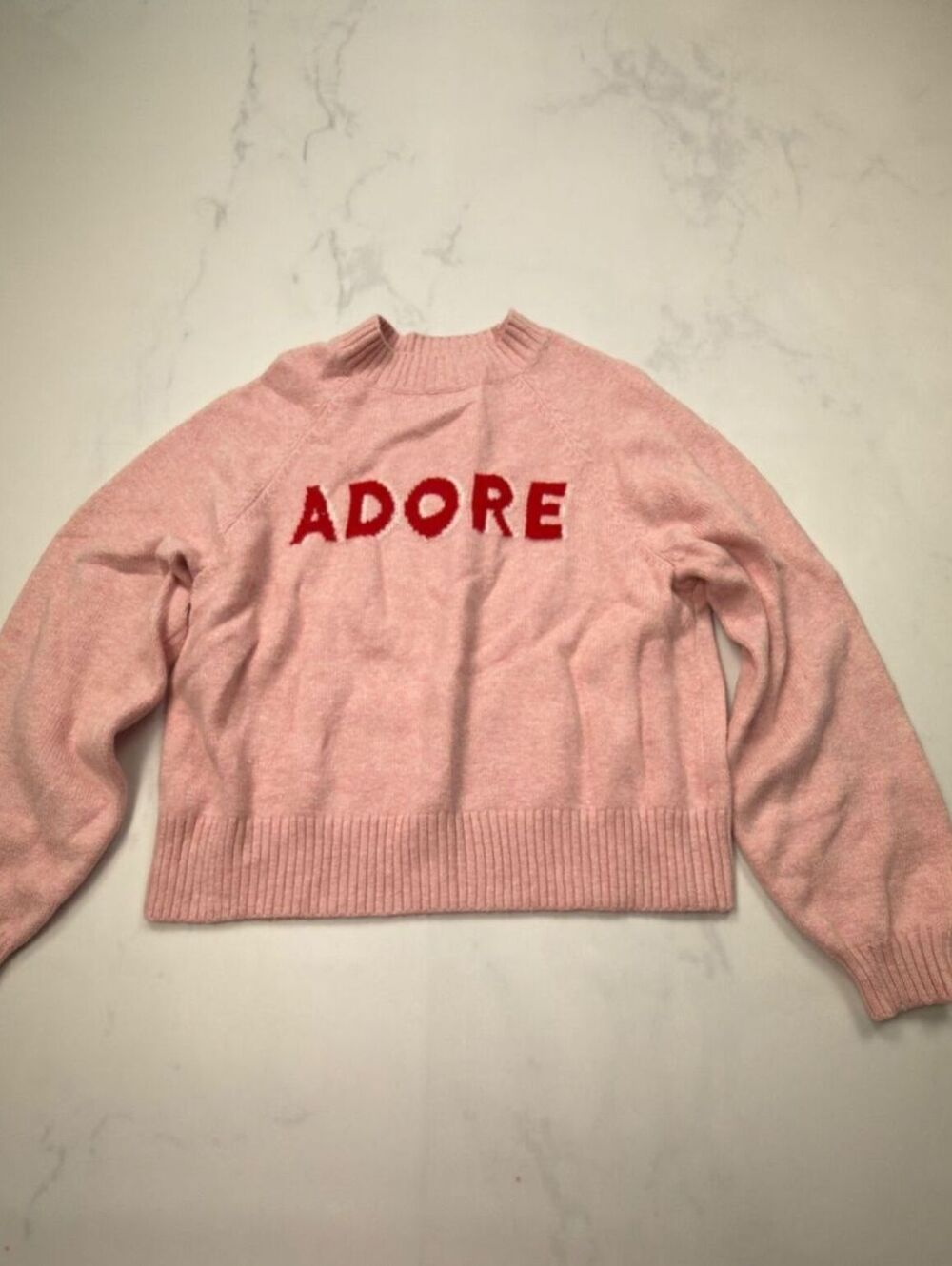 Old Navy ADORE Sweater Pink 2000s Romantic Feminine - Womens M